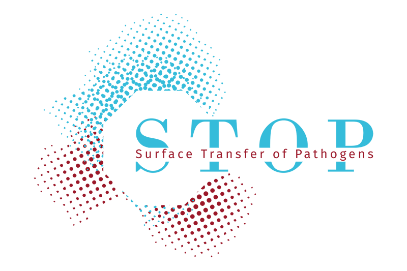 STOP LOGO Blue Red Txt Line 10 Cm STOP logo.