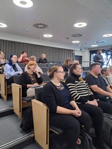 Audience in the Merimäki auditorium.
