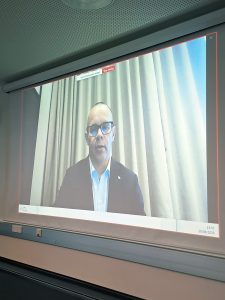 Heikki Haaparanta sent a video greeting to the event.