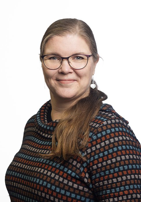 Closeup of Aino Pelto-Huikko.