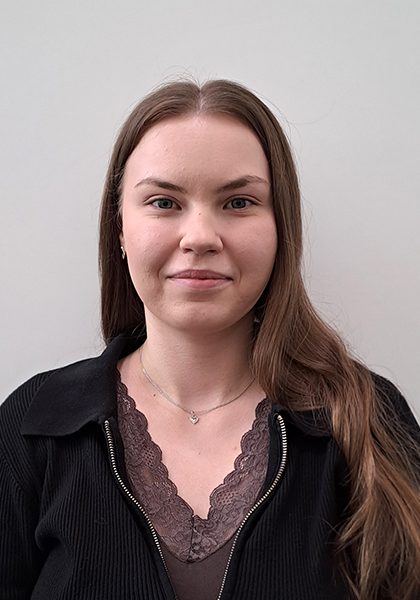 Closeup of Milla Jokihaara.